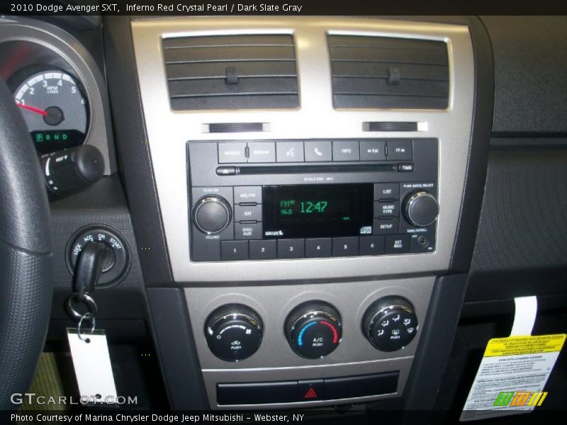 Inferno Red Crystal Pearl / Dark Slate Gray 2010 Dodge Avenger SXT