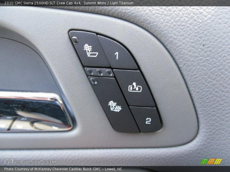 Summit White / Light Titanium 2010 GMC Sierra 2500HD SLT Crew Cab 4x4
