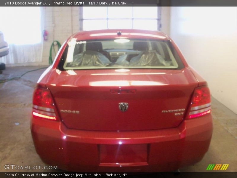 Inferno Red Crystal Pearl / Dark Slate Gray 2010 Dodge Avenger SXT