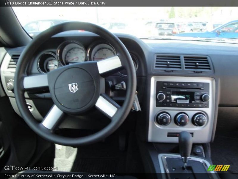 Stone White / Dark Slate Gray 2010 Dodge Challenger SE