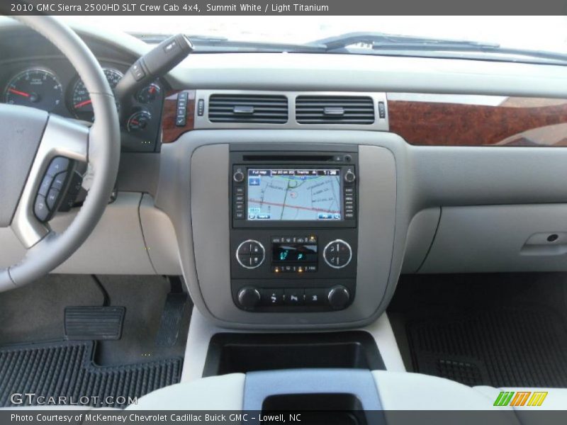 Summit White / Light Titanium 2010 GMC Sierra 2500HD SLT Crew Cab 4x4