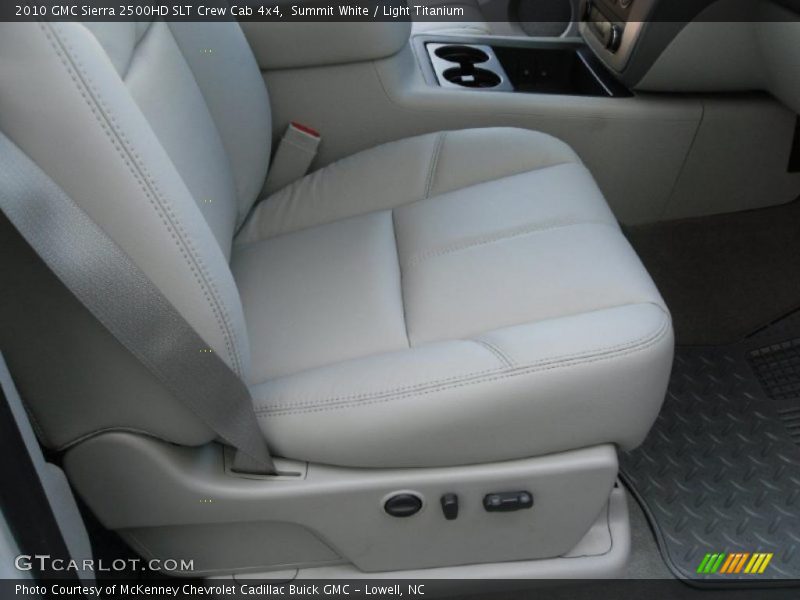 Summit White / Light Titanium 2010 GMC Sierra 2500HD SLT Crew Cab 4x4