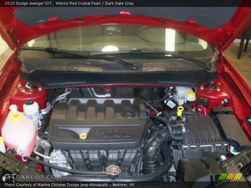 Inferno Red Crystal Pearl / Dark Slate Gray 2010 Dodge Avenger SXT