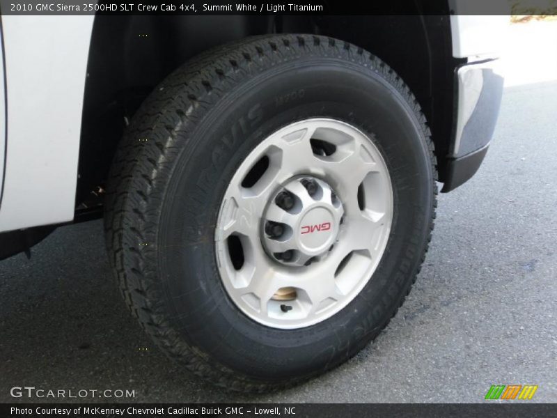 Summit White / Light Titanium 2010 GMC Sierra 2500HD SLT Crew Cab 4x4