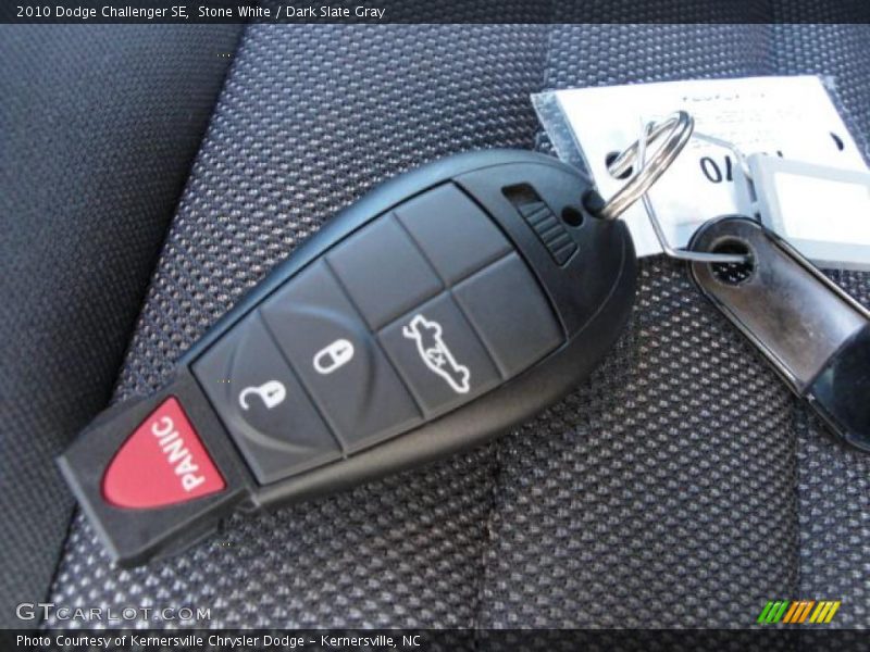 Stone White / Dark Slate Gray 2010 Dodge Challenger SE