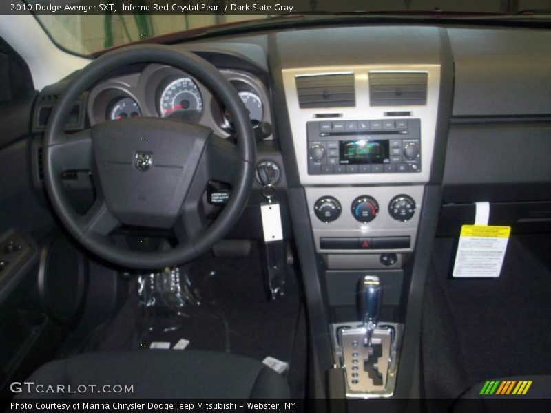 Inferno Red Crystal Pearl / Dark Slate Gray 2010 Dodge Avenger SXT