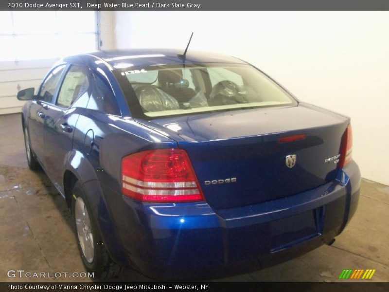 Deep Water Blue Pearl / Dark Slate Gray 2010 Dodge Avenger SXT