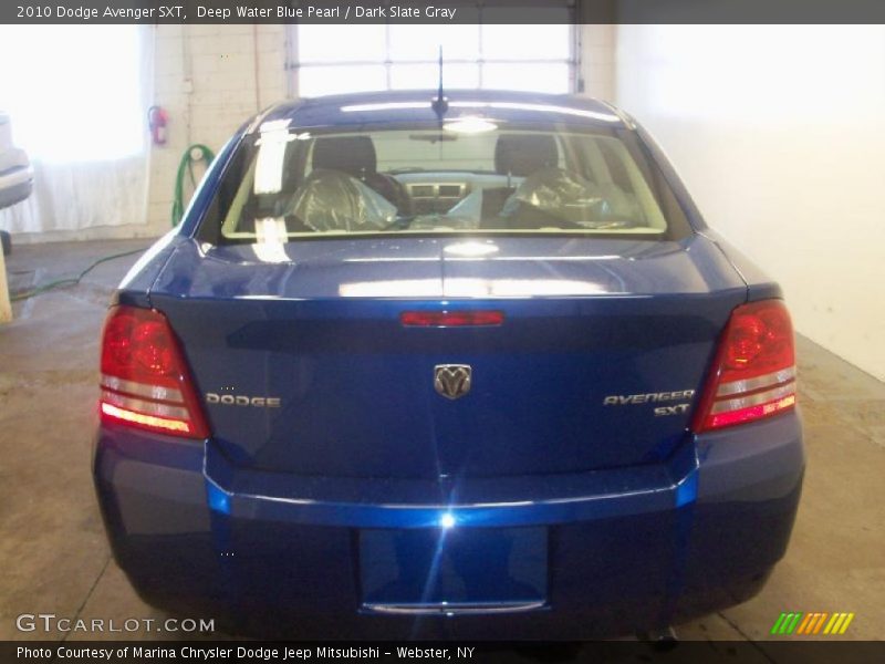Deep Water Blue Pearl / Dark Slate Gray 2010 Dodge Avenger SXT