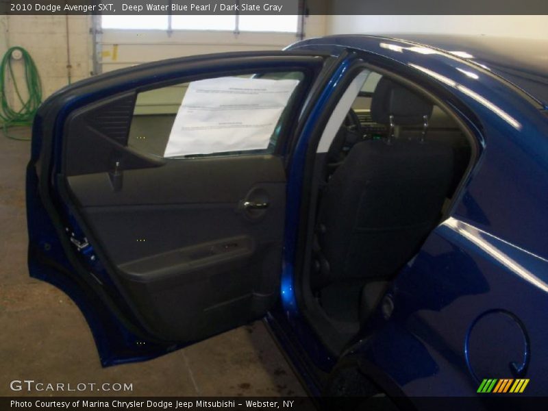 Deep Water Blue Pearl / Dark Slate Gray 2010 Dodge Avenger SXT