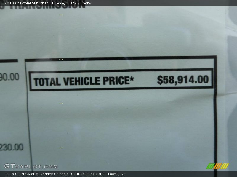 Black / Ebony 2010 Chevrolet Suburban LTZ 4x4