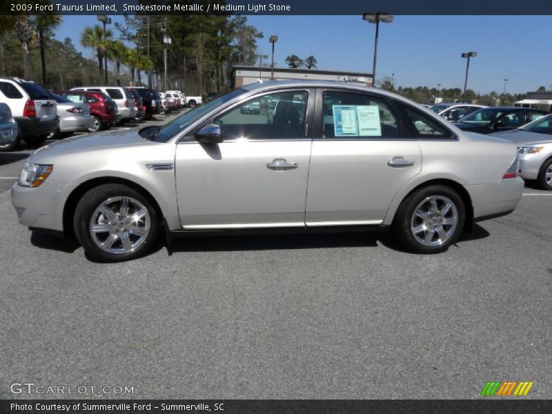 Smokestone Metallic / Medium Light Stone 2009 Ford Taurus Limited