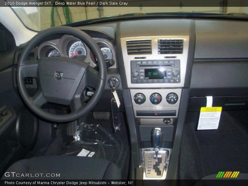 Deep Water Blue Pearl / Dark Slate Gray 2010 Dodge Avenger SXT