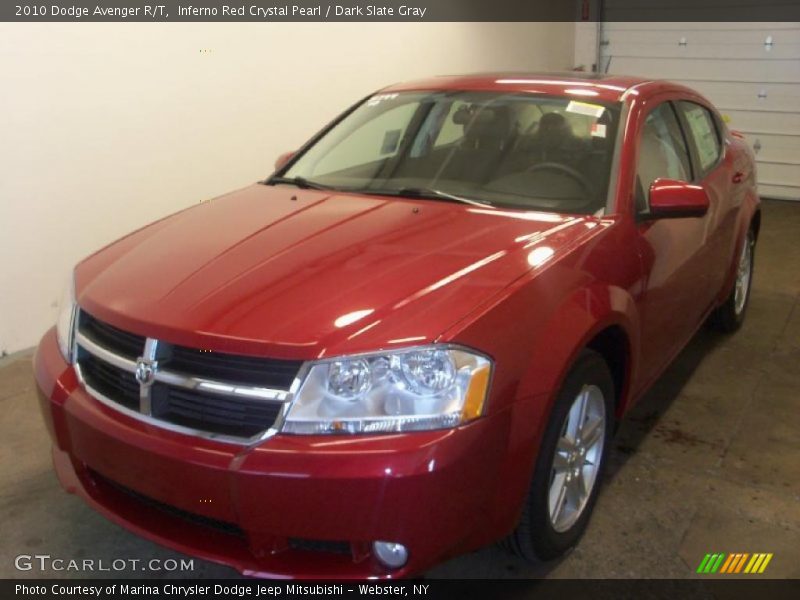 Inferno Red Crystal Pearl / Dark Slate Gray 2010 Dodge Avenger R/T