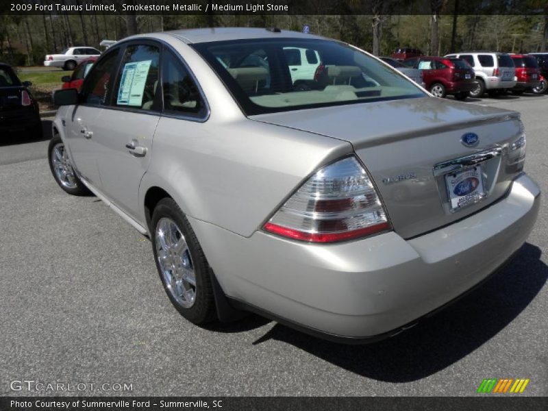 Smokestone Metallic / Medium Light Stone 2009 Ford Taurus Limited