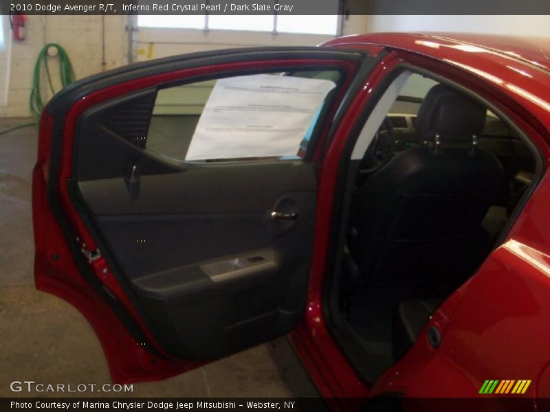 Inferno Red Crystal Pearl / Dark Slate Gray 2010 Dodge Avenger R/T
