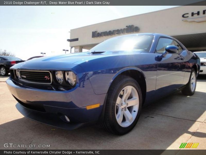 Deep Water Blue Pearl / Dark Slate Gray 2010 Dodge Challenger R/T