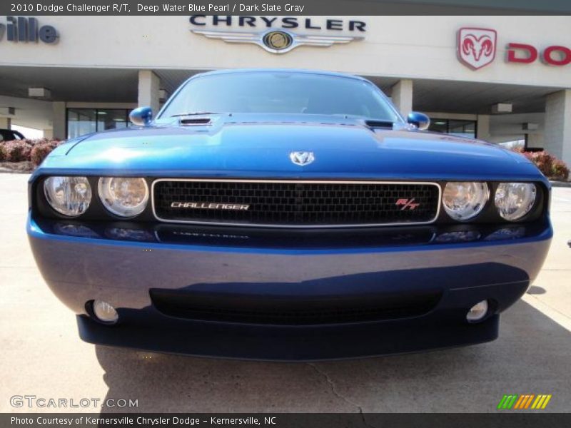 Deep Water Blue Pearl / Dark Slate Gray 2010 Dodge Challenger R/T