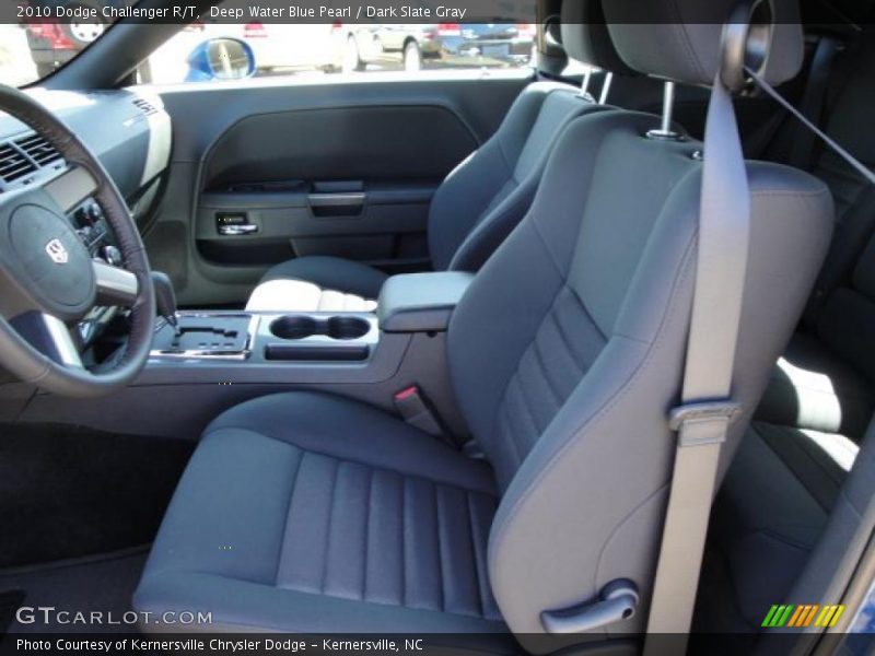 Deep Water Blue Pearl / Dark Slate Gray 2010 Dodge Challenger R/T