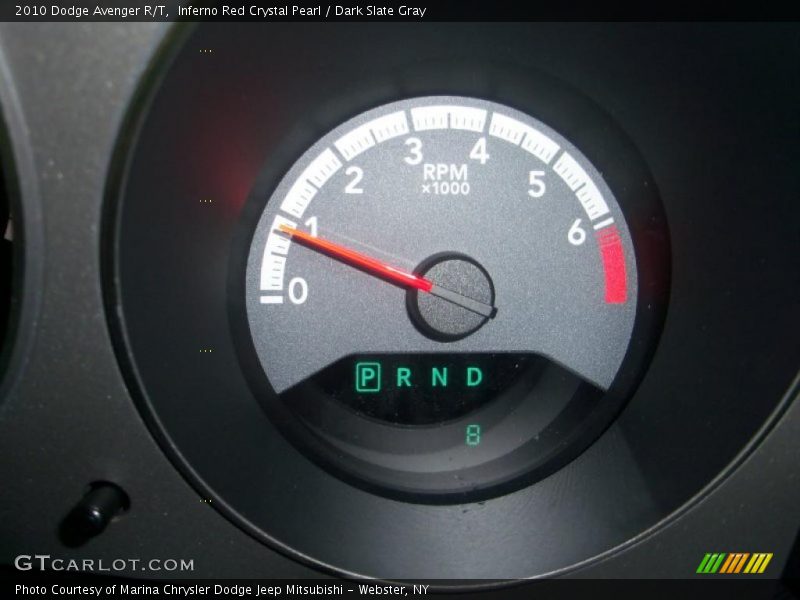 Inferno Red Crystal Pearl / Dark Slate Gray 2010 Dodge Avenger R/T
