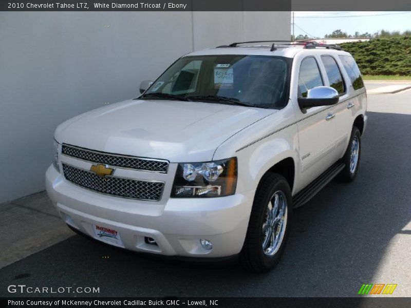 White Diamond Tricoat / Ebony 2010 Chevrolet Tahoe LTZ