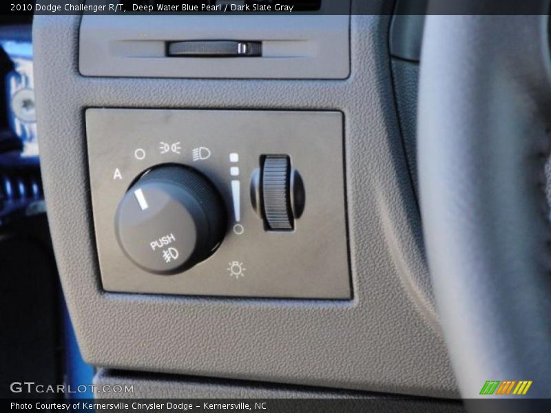 Deep Water Blue Pearl / Dark Slate Gray 2010 Dodge Challenger R/T