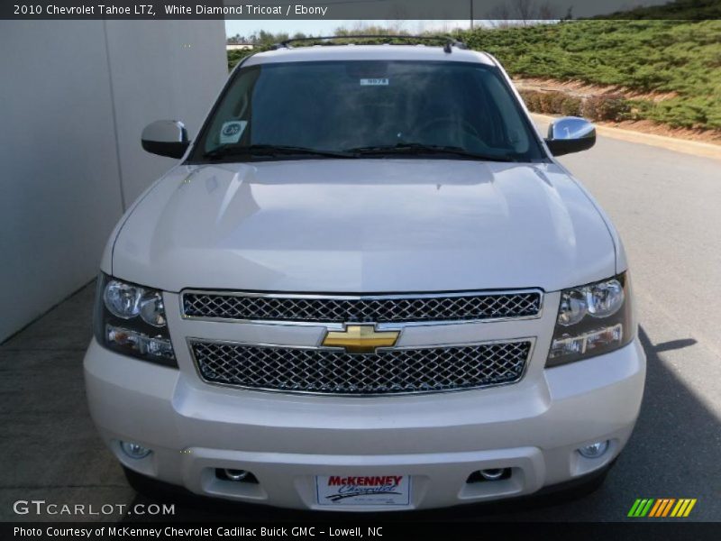 White Diamond Tricoat / Ebony 2010 Chevrolet Tahoe LTZ