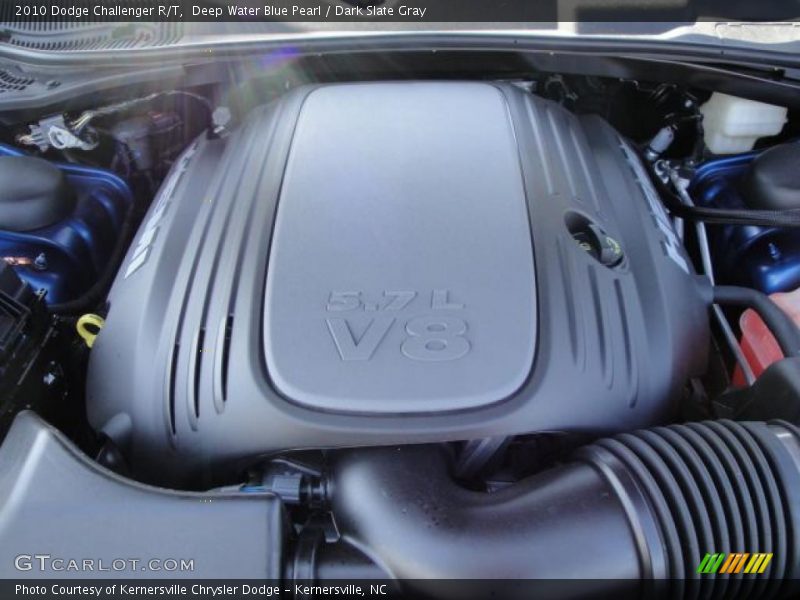 Deep Water Blue Pearl / Dark Slate Gray 2010 Dodge Challenger R/T