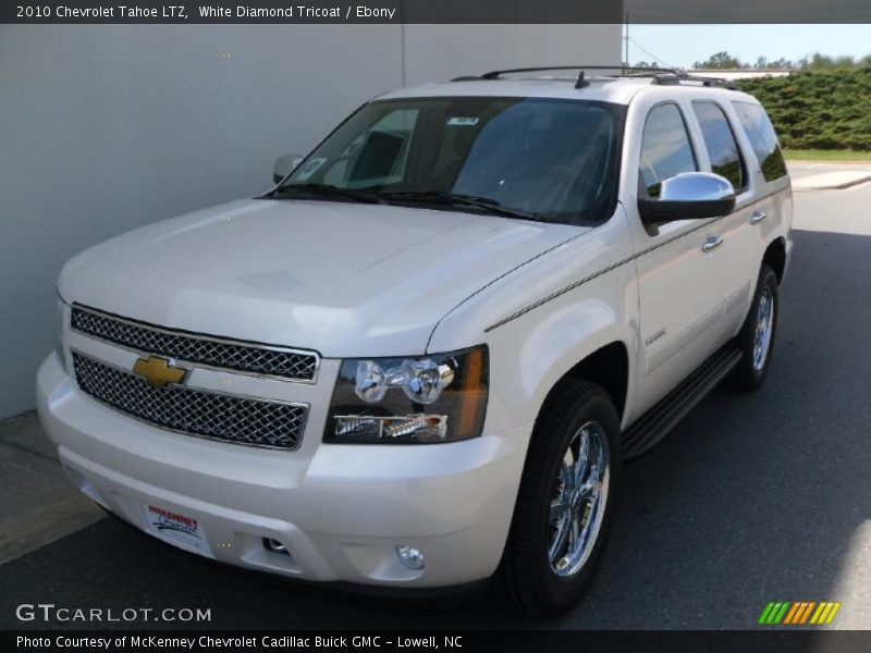 White Diamond Tricoat / Ebony 2010 Chevrolet Tahoe LTZ