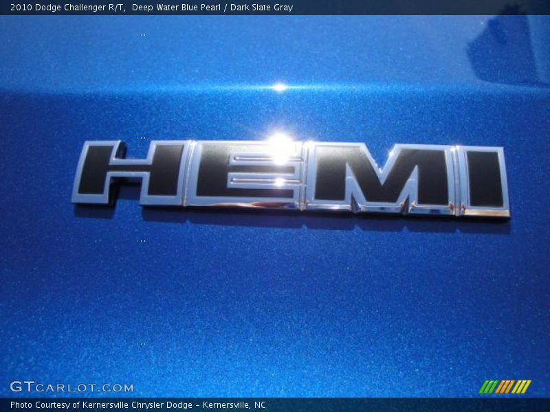 Deep Water Blue Pearl / Dark Slate Gray 2010 Dodge Challenger R/T