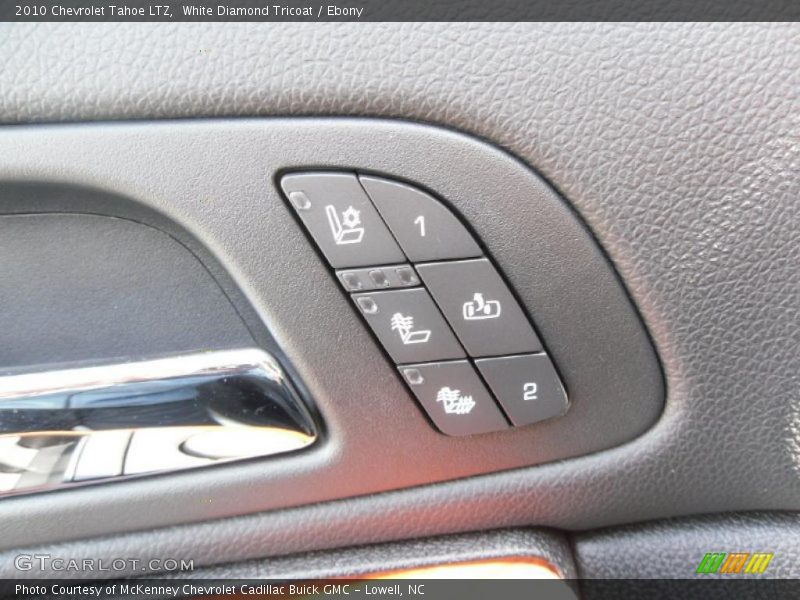 White Diamond Tricoat / Ebony 2010 Chevrolet Tahoe LTZ