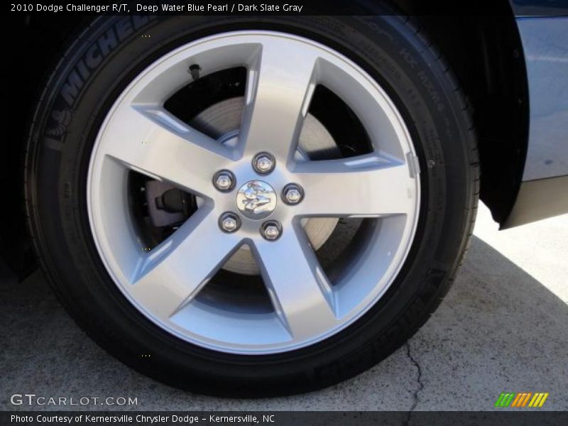 Deep Water Blue Pearl / Dark Slate Gray 2010 Dodge Challenger R/T