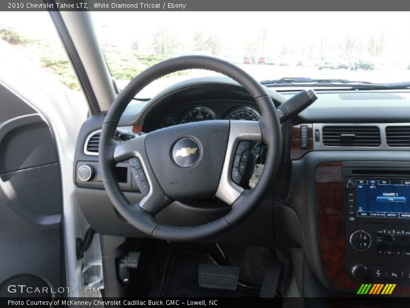 White Diamond Tricoat / Ebony 2010 Chevrolet Tahoe LTZ