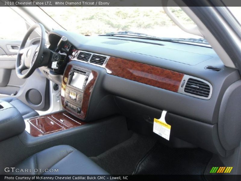 White Diamond Tricoat / Ebony 2010 Chevrolet Tahoe LTZ