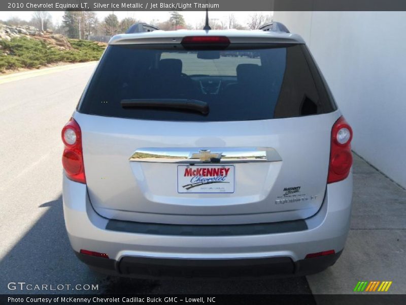 Silver Ice Metallic / Jet Black/Light Titanium 2010 Chevrolet Equinox LT