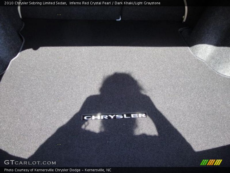 Inferno Red Crystal Pearl / Dark Khaki/Light Graystone 2010 Chrysler Sebring Limited Sedan