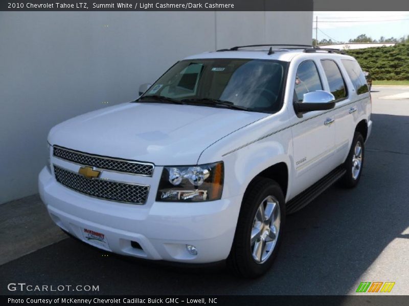 Summit White / Light Cashmere/Dark Cashmere 2010 Chevrolet Tahoe LTZ