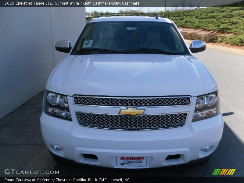 Summit White / Light Cashmere/Dark Cashmere 2010 Chevrolet Tahoe LTZ