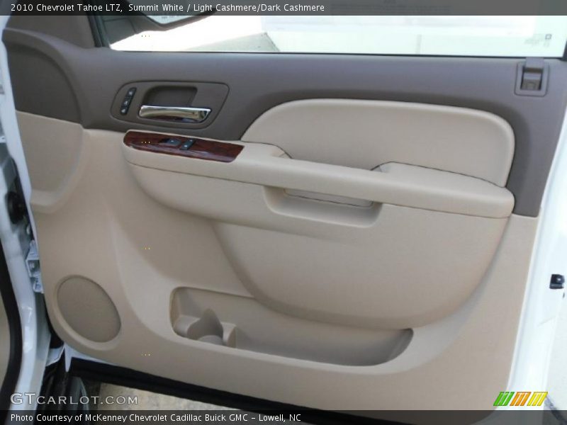 Summit White / Light Cashmere/Dark Cashmere 2010 Chevrolet Tahoe LTZ
