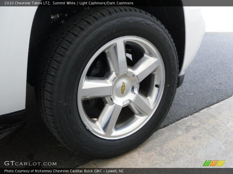 Summit White / Light Cashmere/Dark Cashmere 2010 Chevrolet Tahoe LTZ