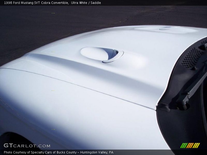 Ultra White / Saddle 1998 Ford Mustang SVT Cobra Convertible