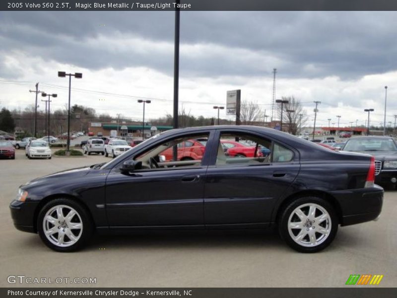 Magic Blue Metallic / Taupe/Light Taupe 2005 Volvo S60 2.5T