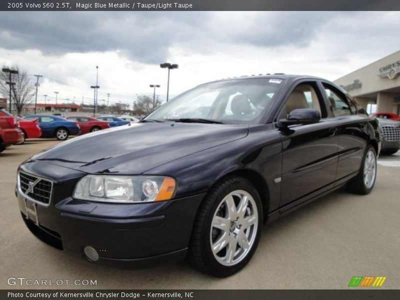 Magic Blue Metallic / Taupe/Light Taupe 2005 Volvo S60 2.5T