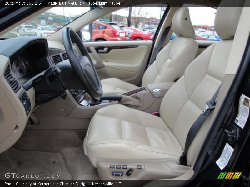 Magic Blue Metallic / Taupe/Light Taupe 2005 Volvo S60 2.5T