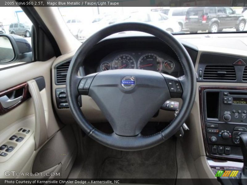 Magic Blue Metallic / Taupe/Light Taupe 2005 Volvo S60 2.5T