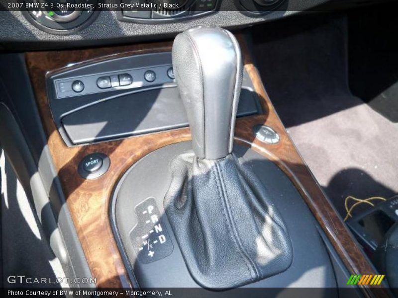 Stratus Grey Metallic / Black 2007 BMW Z4 3.0si Roadster