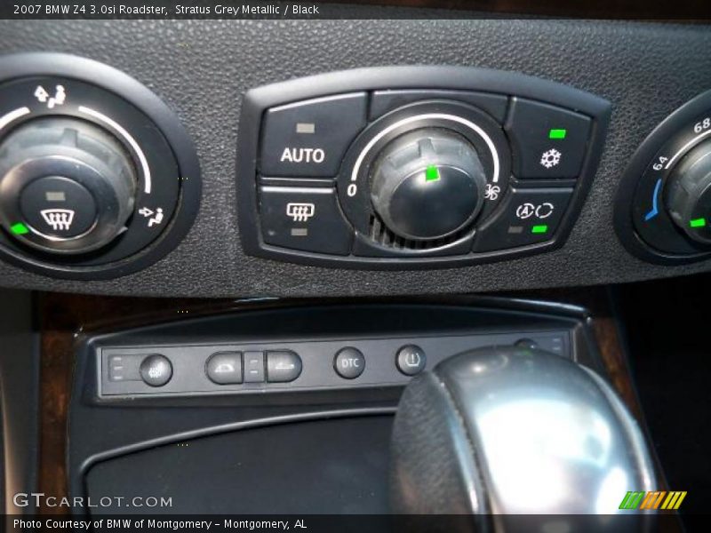 Stratus Grey Metallic / Black 2007 BMW Z4 3.0si Roadster