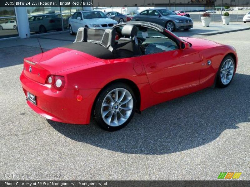 Bright Red / Black 2005 BMW Z4 2.5i Roadster