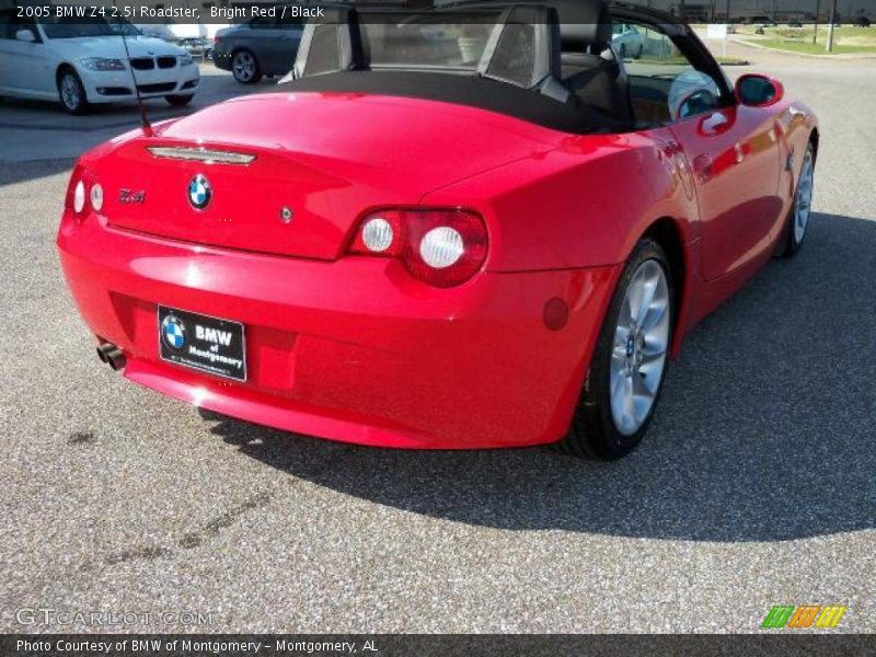 Bright Red / Black 2005 BMW Z4 2.5i Roadster