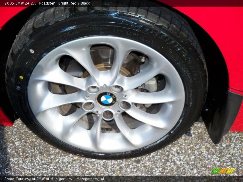 Bright Red / Black 2005 BMW Z4 2.5i Roadster