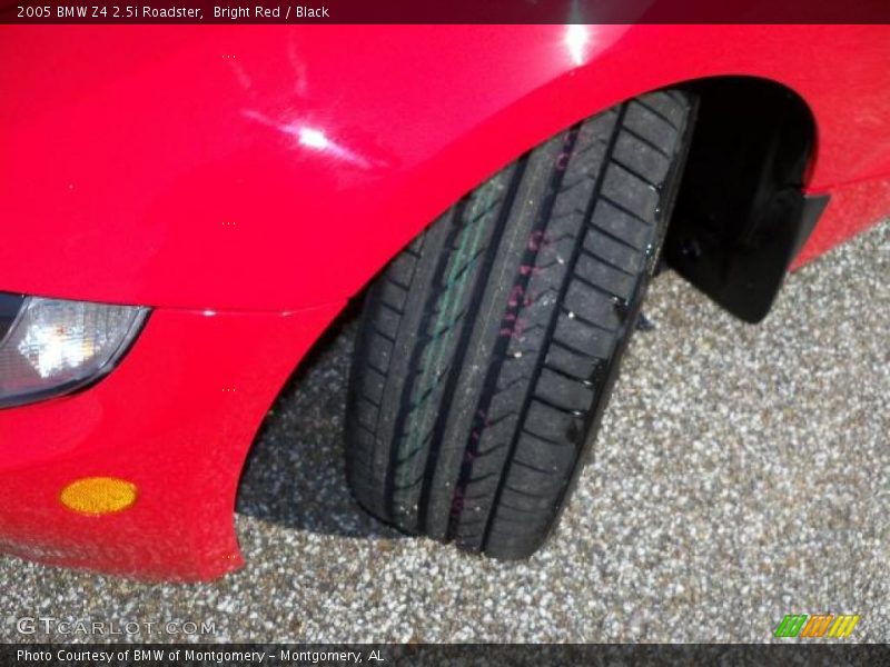 Bright Red / Black 2005 BMW Z4 2.5i Roadster